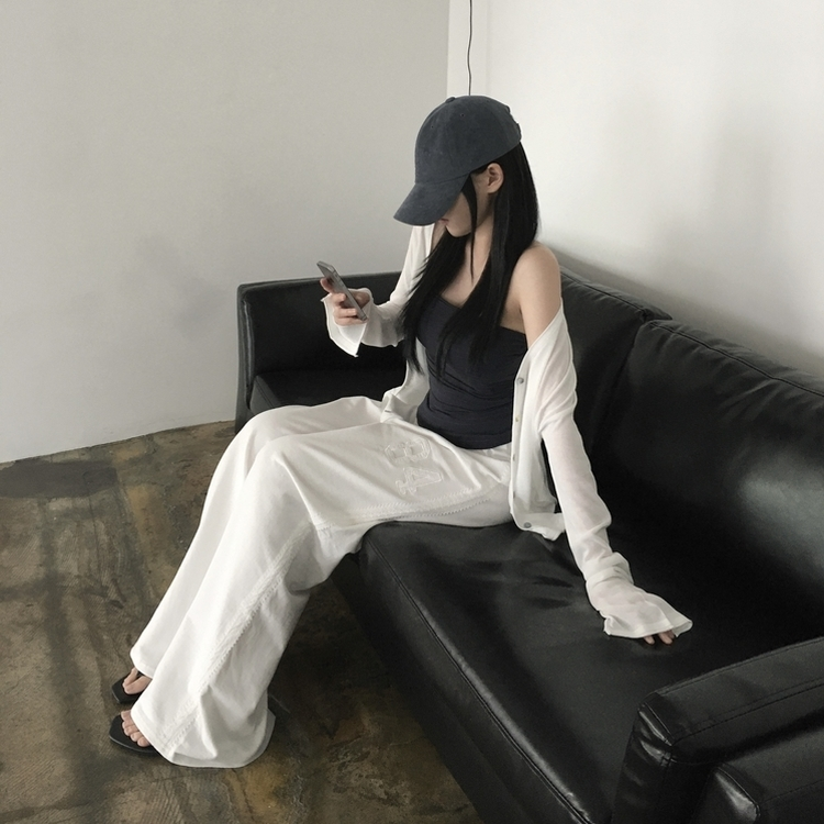ボタンクーリングルーズカーディガン IVORY