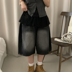 ミニスカート ミニティアードラップスカート BLACK