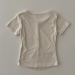 半袖Tシャツ ドットキャミソールカーディガンTシャツ