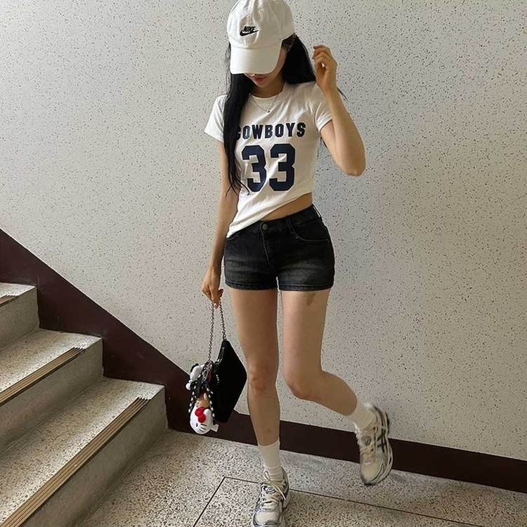 骨盤パットデニムショートパンツ｜ショートパンツ｜韓国ファッション
