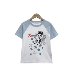半袖Tシャツ バイカラーラグラン半袖Tシャツ
