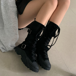ブーツ ハーフウォーカーブーツ BLACK