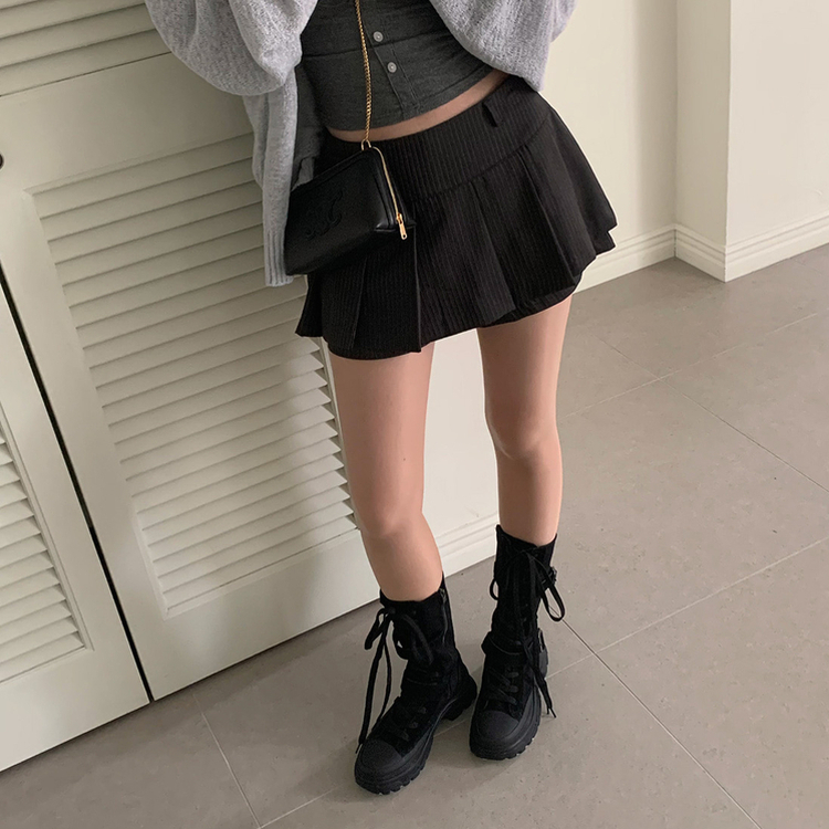ハーフウォーカーブーツ BLACK