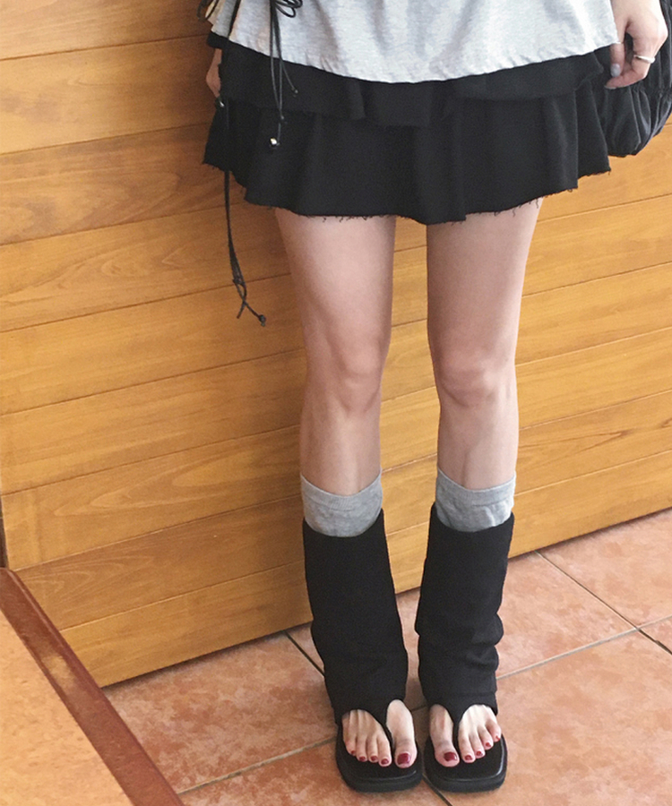 エニーブラックリネンサンダル BLACK
