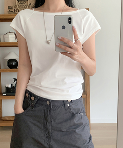 ノースリーブ 【丈別 カップ付き】ベーシックキャミソール IVORY