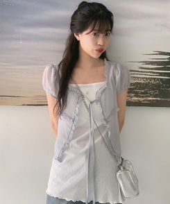 ノースリーブ 【丈別 カップ付き】ベーシックキャミソール IVORY