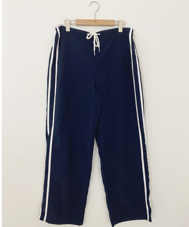 コットンパンツ グレーンローナイロンワイドパンツ