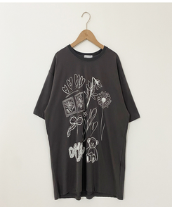 半袖Tシャツ スタンプドローイング半袖Tシャツ