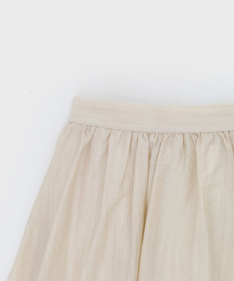 シフォンバンディングミニスカートパンツ