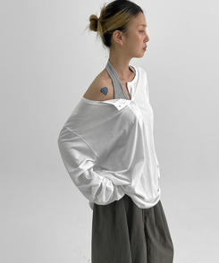 ワイド バンディングバルーンナイロンパンツ CHARCOAL