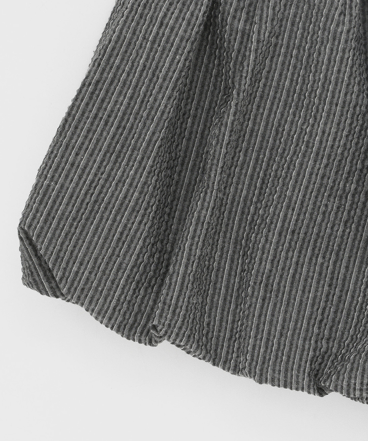 PLEATS PLEASE ストライプ バルーンショートパンツ ストライプバルーンショートパンツ｜ショートパンツ｜韓国