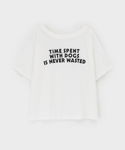 半袖Tシャツ レタリングオフショルダー半袖Tシャツ