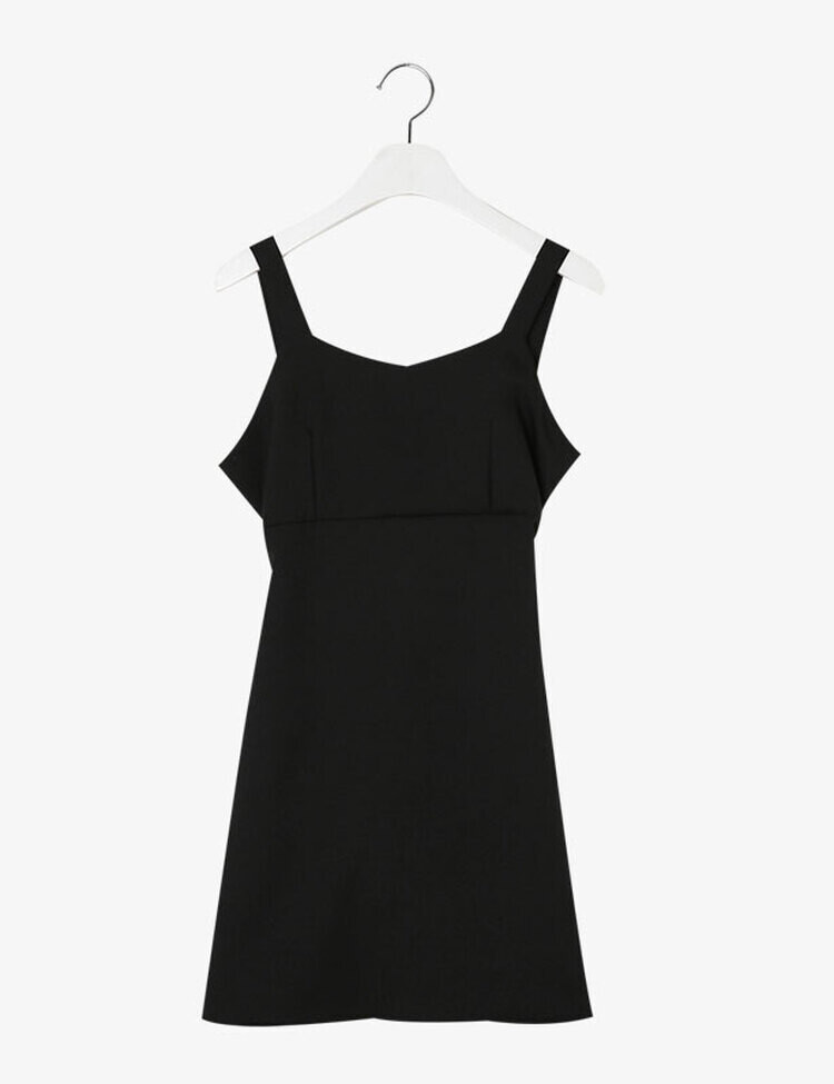 나인 에이라인 뷔스티에 미니 원피스