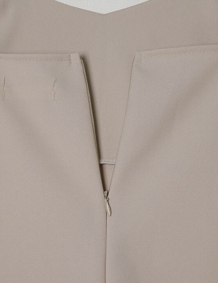 나인 에이라인 뷔스티에 미니 원피스