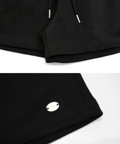 ショートパンツ 骨盤フィットコットンショートパンツ(6color)