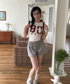 半袖Tシャツ 90スタースリム半袖Tシャツ WHITE
