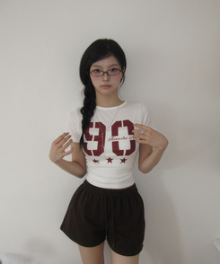 半袖Tシャツ 90スタースリム半袖Tシャツ WHITE