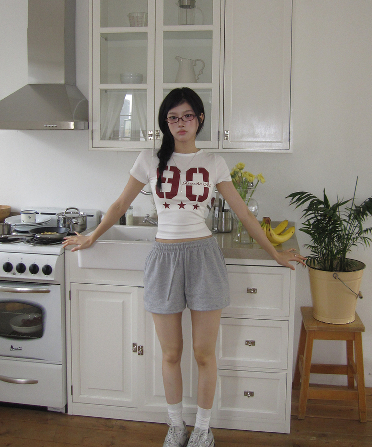 半袖Tシャツ 90スタースリム半袖Tシャツ WHITE