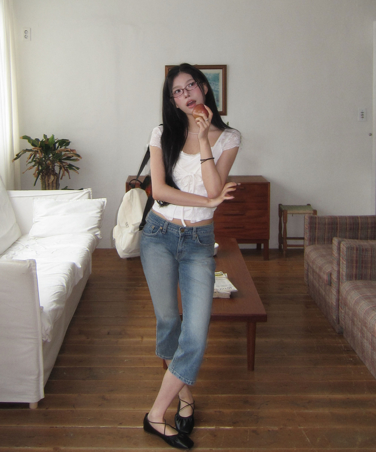 レースボレロカーディガン WHITE