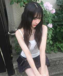 ミニスカート ドットバルーンミニスカート BLACK