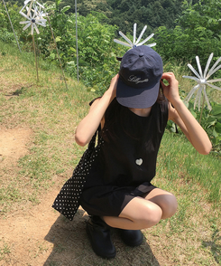 ミニワンピース リボンストリングナイロンミニワンピース BLACK