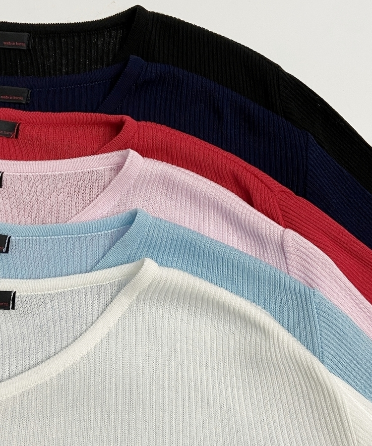 シースルースリムカーディガン(6color)