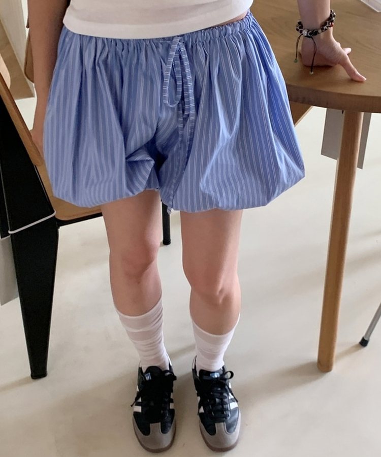 【新品】タグ付き　ロージーモンスター　ストライプバルーンショートパンツ　S ストライプバルーンショートパンツ｜ショートパンツ｜韓国ファッション