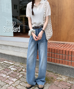 半袖Tシャツ シースルーリネン半袖ニット OATMEAL