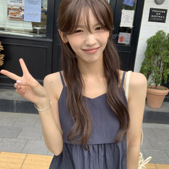 ツーピース (ビスチェ+パンツSET/サマーコーデ)セレアブラウス&タックワイドバンドパンツ ツーピースセット NAVY