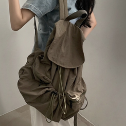 バックバッグ・スクールバッグ ストリングポケットバックパック KHAKI
