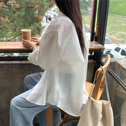 シャツ ルーズフィットストライプシャツ IVORY