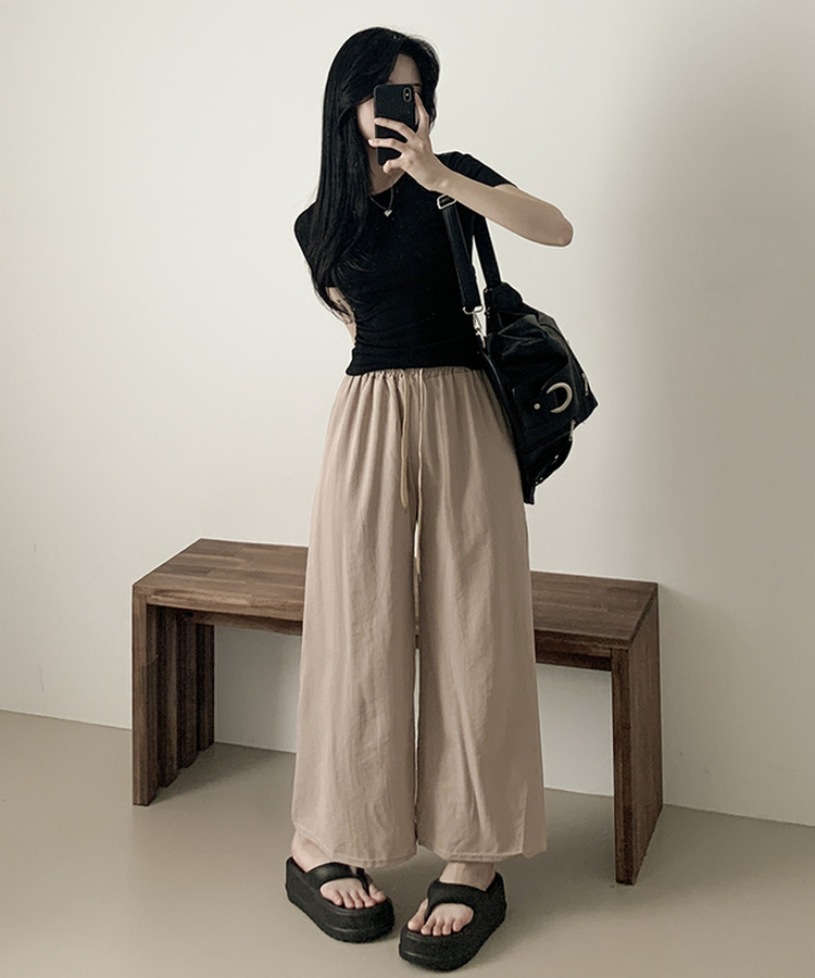 サンドワイドバンディングズボン BEIGE