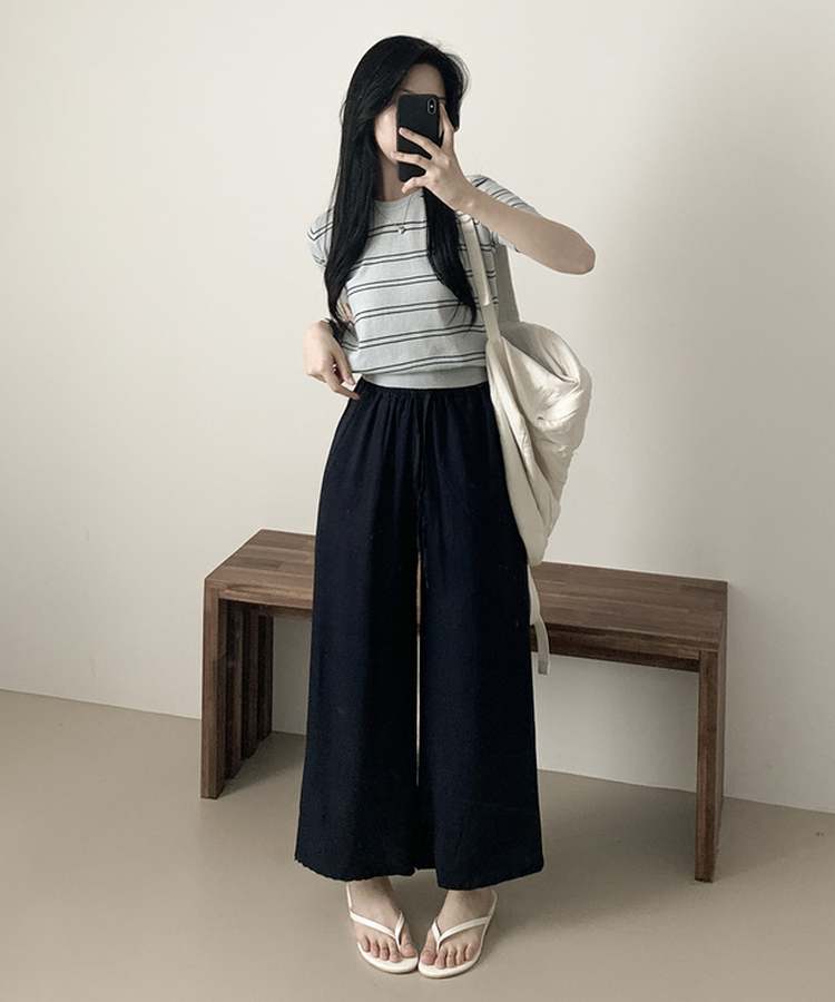 サンドワイドバンディングズボン NAVY