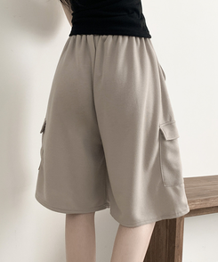 ショートパンツ カーゴバミューダバンディングパンツ DARK BEIGE