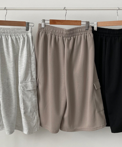 ショートパンツ カーゴバミューダバンディングパンツ
