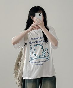 半袖Tシャツ シーズンウッド半袖Tシャツ WHITE