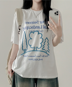 半袖Tシャツ シーズンウッド半袖Tシャツ WHITE