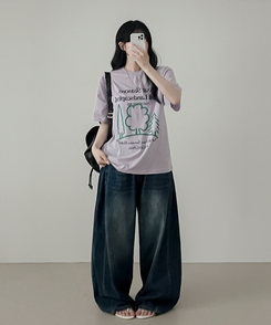 半袖Tシャツ シーズンウッド半袖Tシャツ LIGHT PURPLE