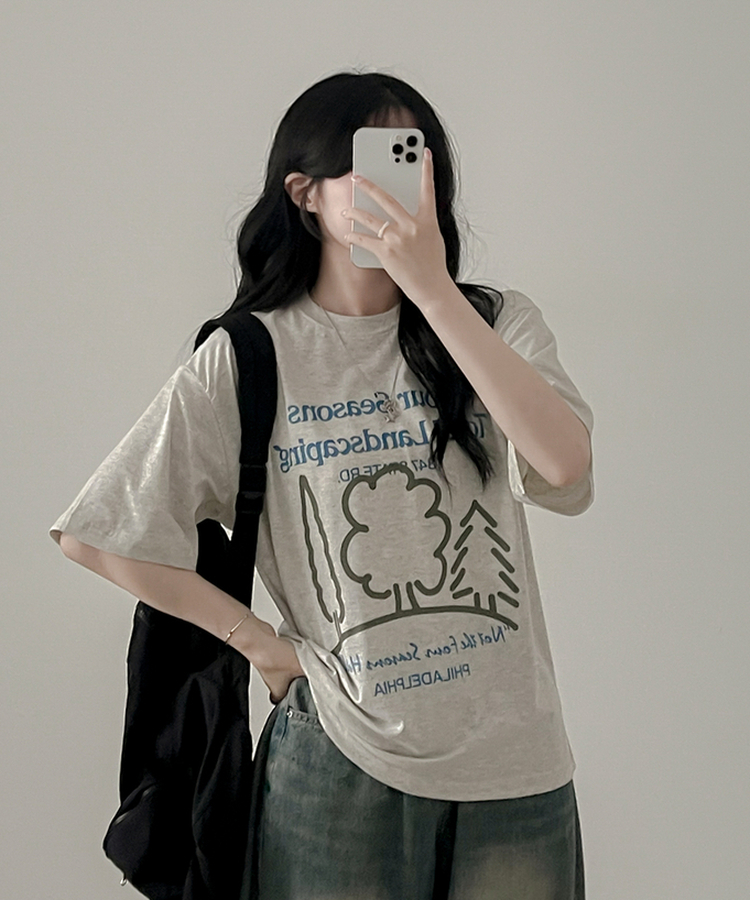 シーズンウッド半袖Tシャツ OAT