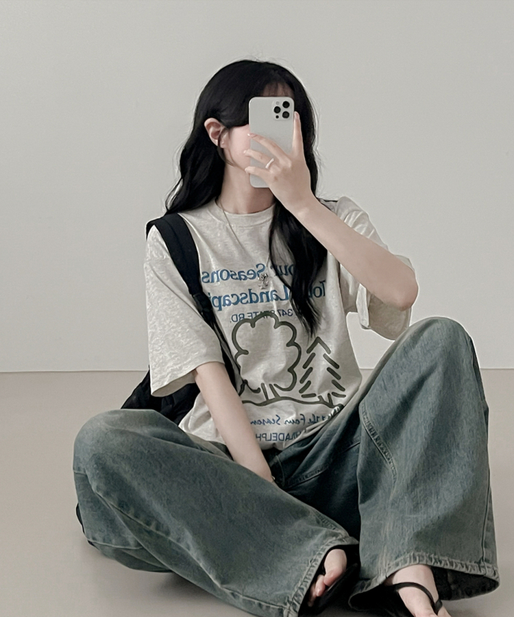 シーズンウッド半袖Tシャツ OAT