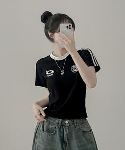 半袖Tシャツ アップテンポ半袖Tシャツ BLACK