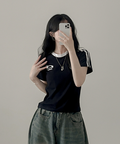 半袖Tシャツ アップテンポ半袖Tシャツ NAVY