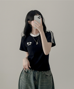 半袖Tシャツ アップテンポ半袖Tシャツ NAVY