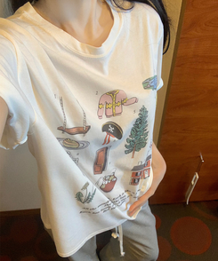 半袖Tシャツ ネイチャード半袖Tシャツ IVORY