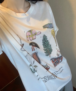 半袖Tシャツ ネイチャード半袖Tシャツ IVORY
