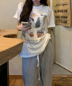 半袖Tシャツ ネイチャード半袖Tシャツ IVORY