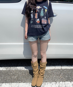 半袖Tシャツ ネイチャード半袖Tシャツ NAVY