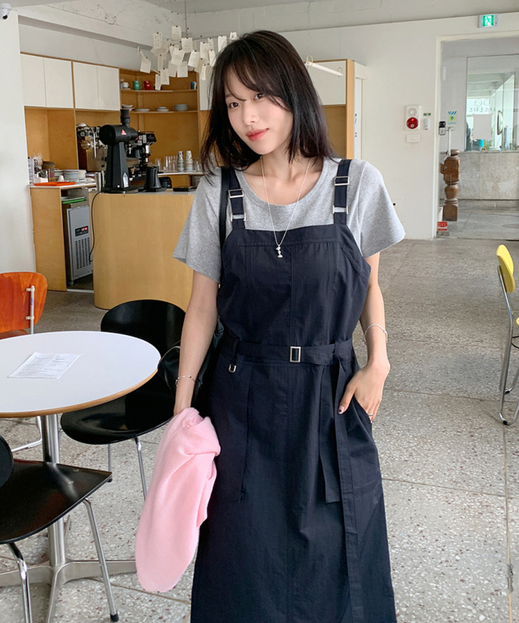 半袖Tシャツ Uネック半袖Tシャツ(7color) MELANGE GRAY