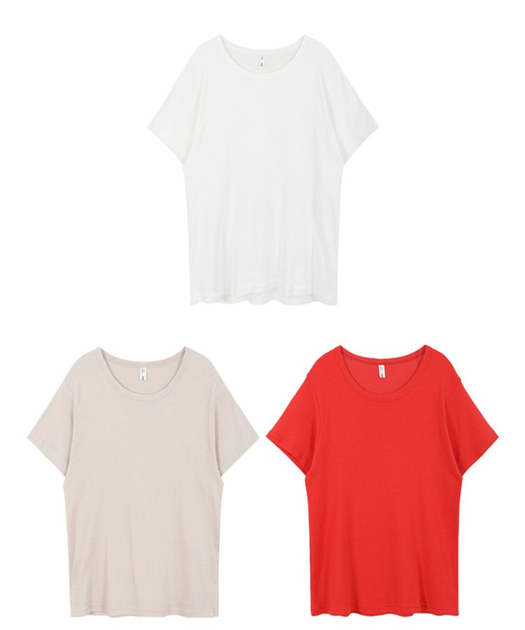 半袖Tシャツ Uネック半袖Tシャツ(7color)