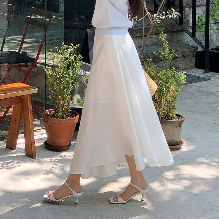 ロウイ・スクエアトゥストラップサンダルヒール IVORY